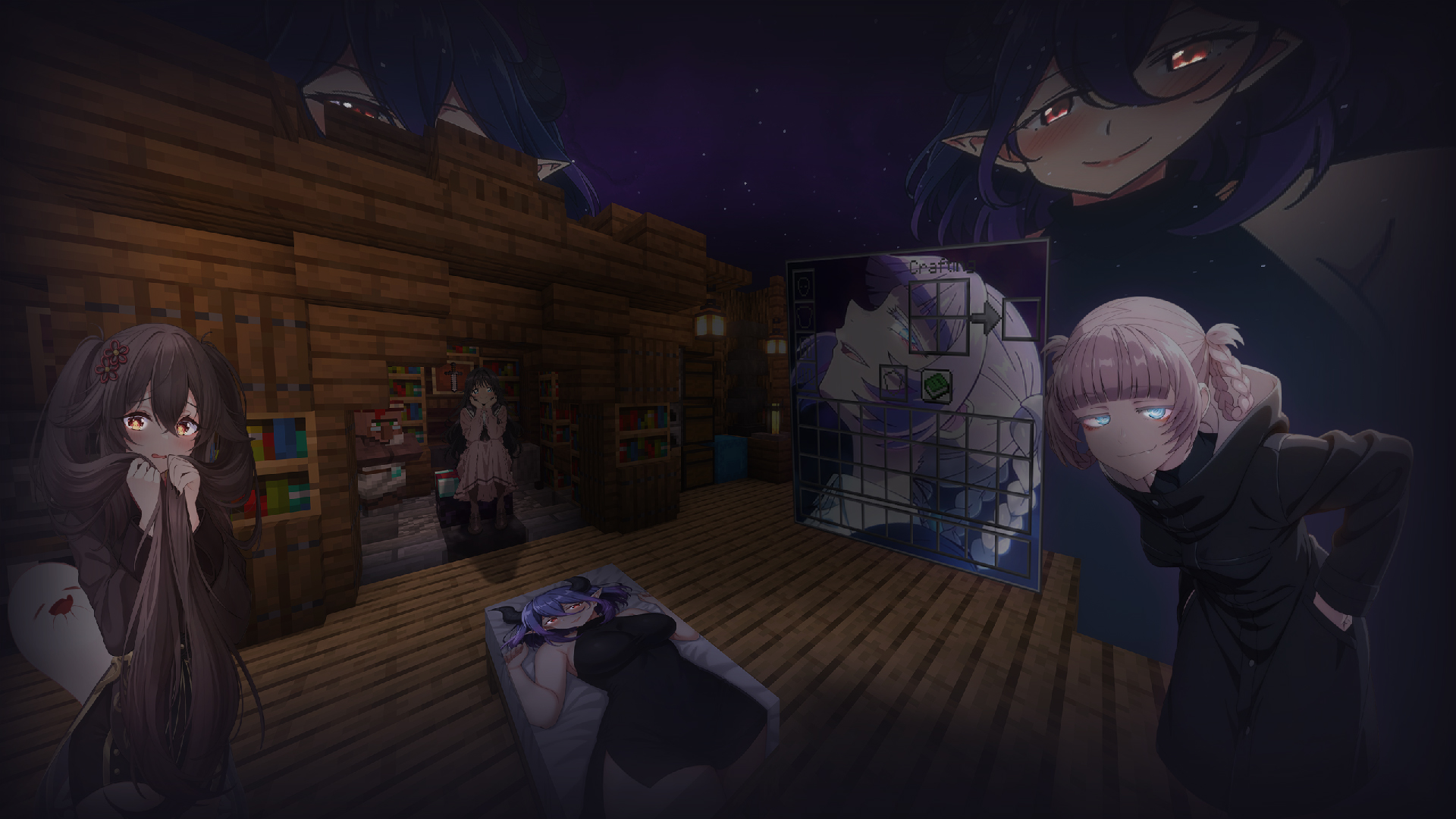 Minecraft Anime Texture Pack Background